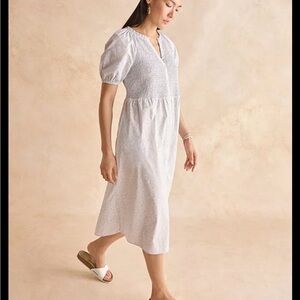 The White Company White Midi Dress